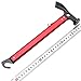 VGEBY1 Tent Hammer, 3 Colors Portable Aluminium Alloy Handle Outdoor Camping Hammer Tent Peg Stake Extractor Puller(Red)