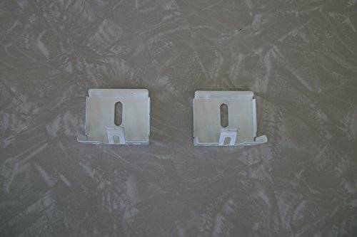 Alta And M&B New Style Snap In Metal Duette Brackets 1 Pair 3/8" Pleat #TOP2