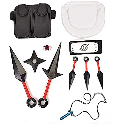 Anime Cosplay Accessori Fascia Konoha Anelli