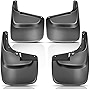 Set of 4 Front and Rear Mud Flaps Splash Guards Replacement for 1999-2010 Ford F-250 F-350 F-450 F-550 Super Duty without Fender Flares