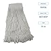 Boardwalk BWK524R 24 oz. Pro Loop Web/Tailband Premium Saddleback Rayon Mop Head - White (12/Carton)
