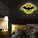 Brandlite DC Comics Batman Justice League Illuminated Batsign LED Neon Style Superhero Logo Wall Light hangable lamp (Regular)