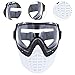 Fencing Mask for Coaches, Kendo Face Guard for Sports Activities, Black White