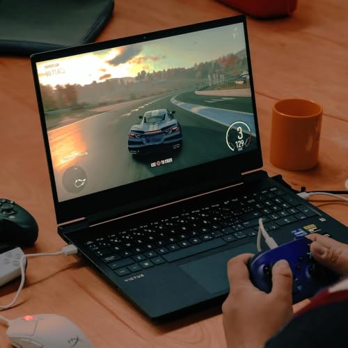 Image of HP Victus 15 Gaming Laptop 15.6 inch FHD IPS 144Hz Intel 8-core i5-13420H (>i7-12650H) 32GB RAM 1TB SSD GeForce RTX 4050 Backlit Type-c B&O Fast Charging Win11Pro ICP Hub