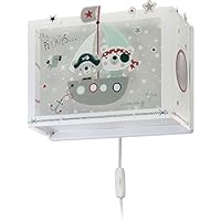 Dalber Lámpara Infantil Aplique de Pared The Pirates Piratas Animales (74558)