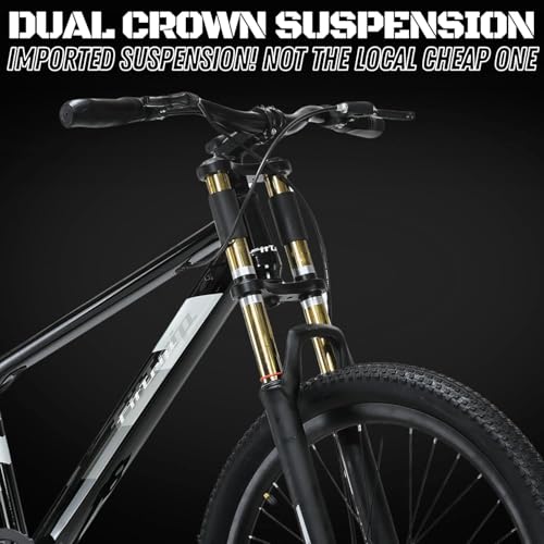 Image of FitTrip Super Dominator Non Gear | 27.5 Inch Stunt MTB | Imported Double Crown Suspension | 160MM Jak Dual Disk Brakes | Best Single Speed Stunt Cycle (Dark Edition)