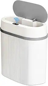 Lixeira Automática 12L com Sensor Inteligente de Movimento – Abertura e Fechamento por Aproximação, Higiênica, Moderna, Sem Toque, Ideal para Cozinha, Banheiro e Escritório