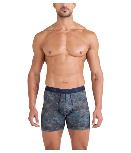 SAXX Underwear Co. Men's Quest Quick-Dry Mesh Boxer Brief Fly 2-Pack2