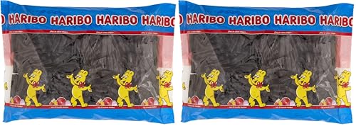Haribo Kimono, Caramelle Gommose, Vegetariane, Gusto Liquirizia, Ideali Per Feste