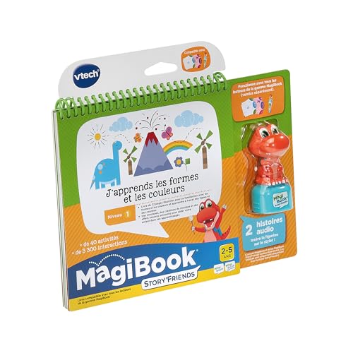 Livre interactif Vtech MagiBook Story'Friends J'apprends les formes et les couleurs avec Figurine - vue 4