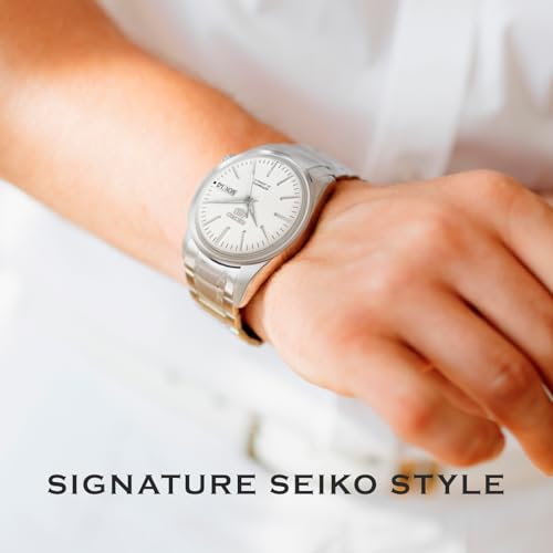 Image of SEIKO Automatic Watch for Men 5-7S Collection - with Day /Date Calendar, Luminous Hands, Stainless Steel Case & Bracelet