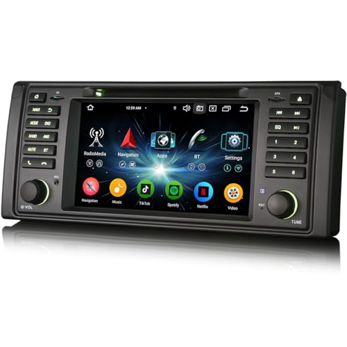 erisin 8-Kern [4G+64G] Android 13 Autoradio für BMW 5er E39 M5 GPS Navi Carplay