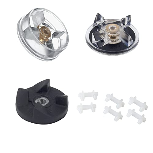 Questo set di grande valore include 1 ingranaggi + 2 ingranaggi base motore e 6 cuscinetti ammortizzatori in gomma in modo da poter sostituire parti rotte e avere pezzi di ricambio per il futuro. Rendi il tuo vecchio frullatore di nuovo buono come nuovo.