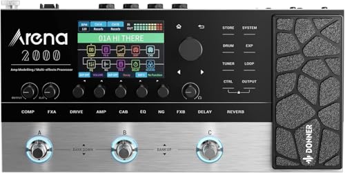 Amazon.co.jp: Donner マルチエフェクター 278種類エフェクター 80種類