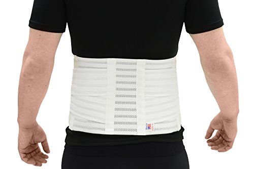 Soporte lumbar ajustable ITA-MED Elastic Duo talla Universal blanco miniatura 2
