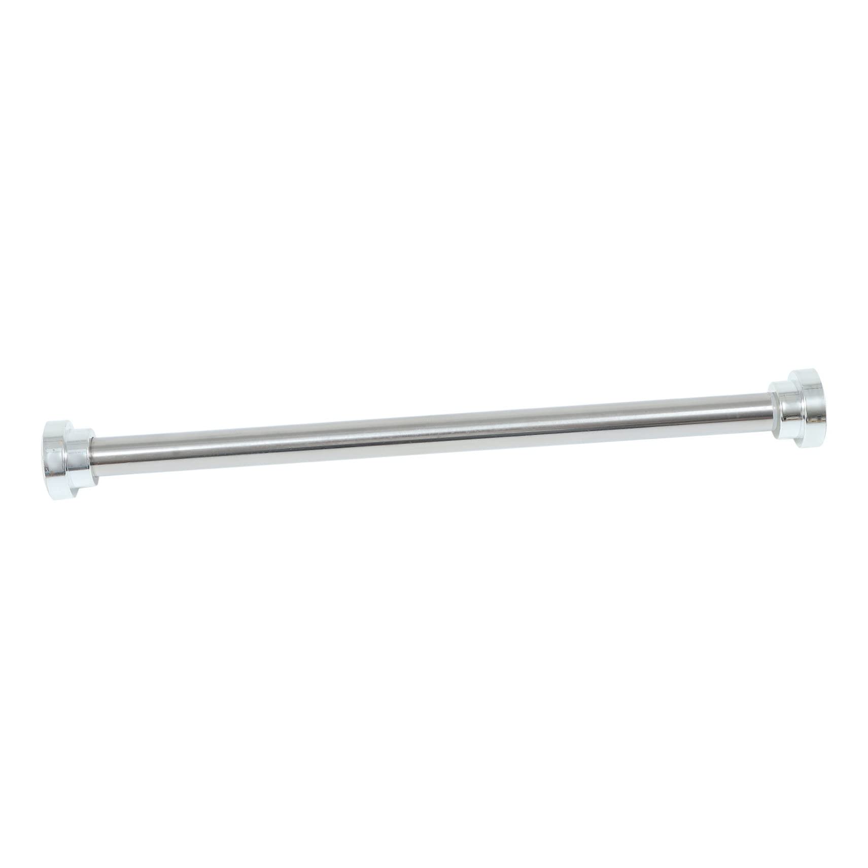 Barre de penderie extensible en inox anti-rouille pour une salle de bain ordonnee