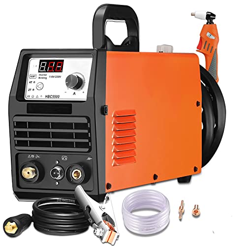 TEHONGMAI Máquina de Soldadura con Cortador de Plasma Compatible con Acero Inoxidable galvanizado de Carbono y Cobre de Aluminio de 0,1-13mm para soldar Cover