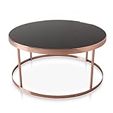 247SHOPATHOME Chrest coffee table, Rose Gold
