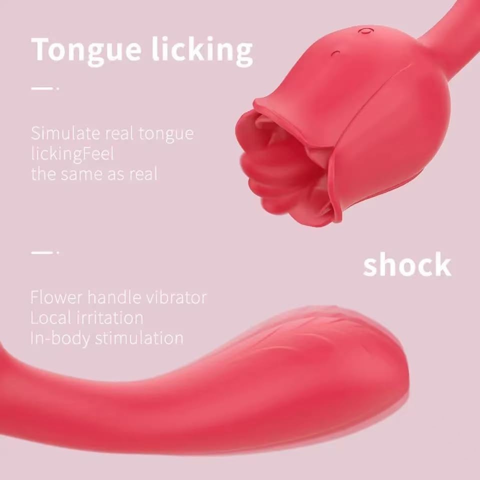 Miniatura 4 de Vibrador de juguete rosa para mujeres, vibrador mejorado para el punto G, estimulador de clítoris 2 en 1, tapón de glúteos, vibrador de rosa para