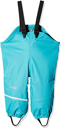 CareTec Kinder Regenlatzhose mit Fleecefutter, Turquoise (968), 74