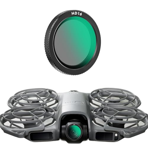 Ensemble de filtres ND et CPL pour DJI NEO 2, filtres UV/ND8/ND16/ND32/CPL compatibles avec les accessoires de drone DJI NEO2, filtre ND d'objectif de caméra à densité neutre (ND16)