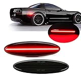 Xinctai LED Rear Fender Side Marker Light Turn Signal Lamp Compatible with Chevrolet Chevy Corvette C5 Z06 1997 1998 1999 2000 2001 2002 2003 2004 (Smoked Lens)