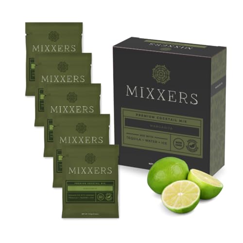 Mixxers Margarita Premium Cocktail Mix Packets, Easy On the Go ...