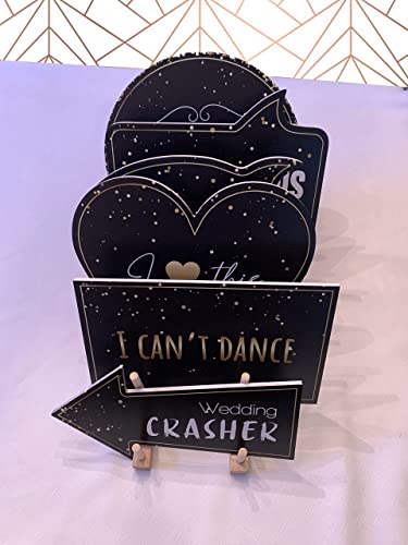 Premium Wedding Photo Booth Prop Set, (W-1) #TOP4