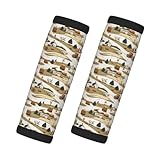 2 Pcs Luggage Handle Wraps for Suitcase - Fashion Rural Scenery Print Luggage Handle Covers, Suitcase Tags Identifiers for Suitcases, Travel Essentials for Flying Accessories