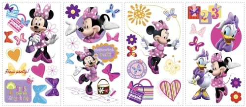 Joy Toy RM - DISNEY Minnie i Daisy Wandtattoo, PVC, naturalny, 29 x 13 x 2,5 cm