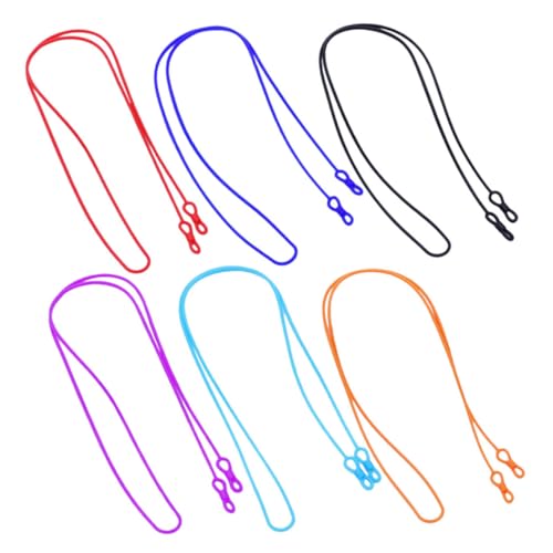 LIFKOME Sunglasses Ropes 6 Pack Eyeglass Lanyards Lightweight Portable Anti-loss Glasses Ropes Neck Hanging for Sports and Everyday Use