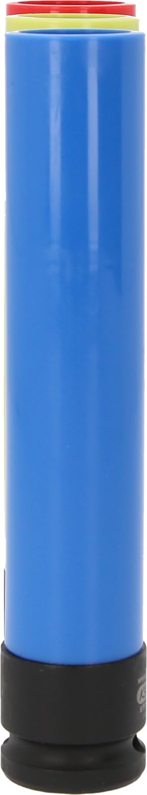 KS Tools 515.0865 Alu-Felgen Kraft-Stecknuss-Satz, extra lang, 3-tlg, 1/2", 17, 19, 21 mm