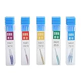 Alomejor Nähmaschinennadel-Set, Langlebig, Reguläre Spitze, Ersatz für die Meisten Haushaltsnähmaschinen, 15 Stück + Separate Aufbewahrungsbox – Dünne Bis Dicke Stoffe