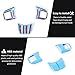 JeCar Interior Steering Wheel Decoration Trim Kits For Jeep Wrangler 2011-2017 JK & Unlimited/Patriot Compass 2011-2016 & Grand Cherokee 2011-2013, Light Blue