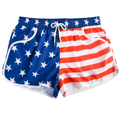 Image of Deerose Kids Hawaiian Swim Board Shorts Quick Dry Active Swim Trunk 5-14 Years
