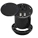 Desktop Power Grommet 2 Inch Hole Desk Outlet Build-in 1 US Standard Outlet and 2 USB Ports Hidden Design with 6.56 FT Extension Power Cord for Office Home Furniture Hotel