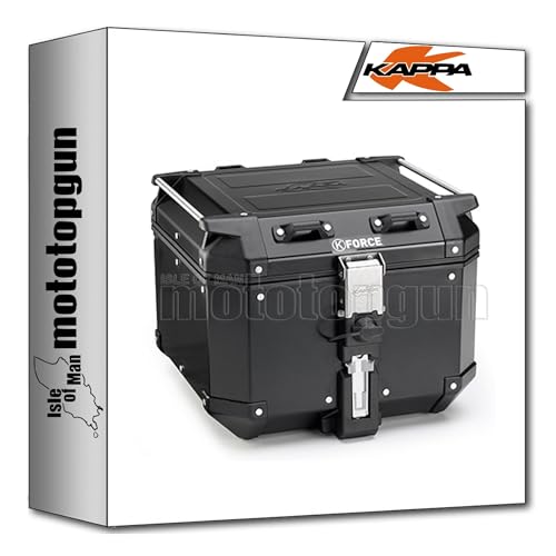 Top case Kappa KFR420B noir valise moto arrière aluminium