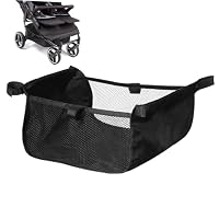 QUMIIRITY Stroller Organizer Aufbewahrungstasche Oxford für Kinderwagen mit Großer Kapazität für Flaschen und Babybedarf Leicht und Tragbar Vielseitig Einsetzbar als Unterer Korb