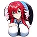 Produktbild SANCOLYN-Anime Rias Gremory 3D - Mauspad mit Handgelenkauflage Gaming - Mauspads Rutschfestes - Mauspad 3D - Mauspads 3D Ergonomisches - Mauspad