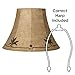 Palm Leaf Faux Leather Lamp Shade 9X18x13 (Spider)