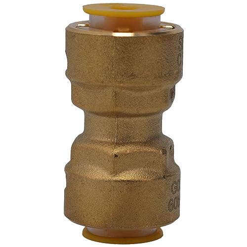 Image of Supplying Demand SB1 5 /8 Inch Quick Connect HVAC Brass Coupler Fitting