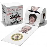 Department of Injustice, Unredacted Roll - Novelty Toilet Paper Gag Gift, 3-Ply, 170 Sheets - Full Color Portraits, Unscented Epstein Files Political Humor Bathroom Tissue White Elephant Gift
