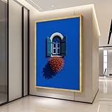 2:Our no-frame canvas painting has a white border of 3-5 cm reserved （Please note that this product does not include a frame）, you can choose your favorite frame to make a beautiful wood frame painting.Si vous avez besoin de plus ou de toute taille,veuillez nous contacter