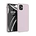 kwmobile Carcasa Compatible con Apple iPhone 11 - Funda de Silicona para móvil - Cover Trasero en Rosa Palo