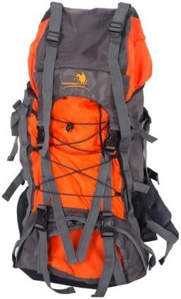 Ktaxon 60L Water-Resistant Hiking Backpack Backpack, Trekking Backpacking Pack, Climbing Bag, for Camping, Travel, Mountaineering, Outdoor Sports, with Rain Cover - Yellow