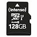 Intenso Premium microSDXC 128GB Class 10 UHS-I Speicherkarte inkl. SD-Adapter (bis zu 90 MB/s), schwarz