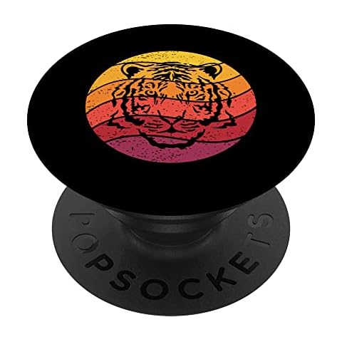 Tiger Retro Style Vintage PopSockets Swappable PopGrip Cover