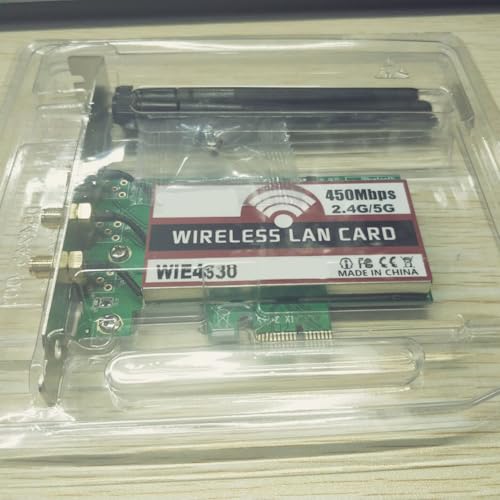 Adaptador WiFi Dual Band 2.4G 5G, Tarjeta de Red Inalámbrica PCIe USB para PC, con Soporte Anti Burning para Placa Madre miniatura 4