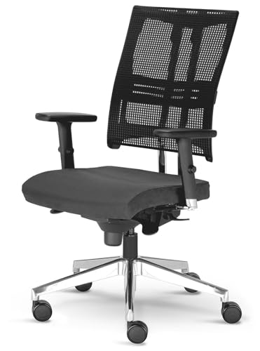 Bürostuhl Net-Motion schwarz (@-MOTION ST33-POL R15K-CR EST...