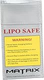 Evike Airsoft - Matrix LIPO Safe Lipoly Battery Charging Container Bag (Size: 100mm x 200 mm)